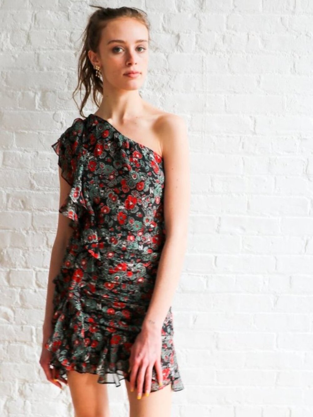 Veronica Beard Ballard Dress Black Multi